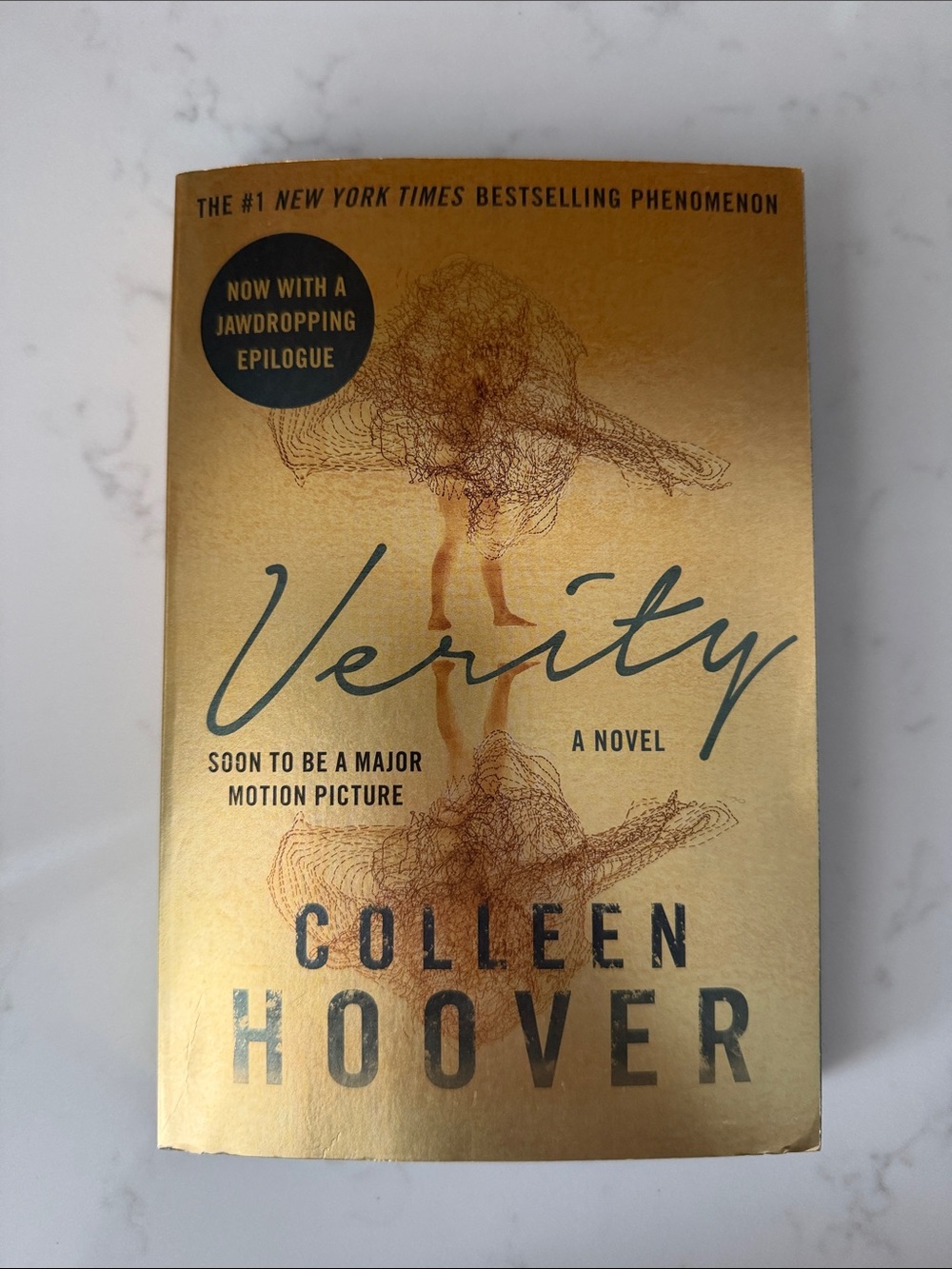 Verity Gold Decorative Book Art Print